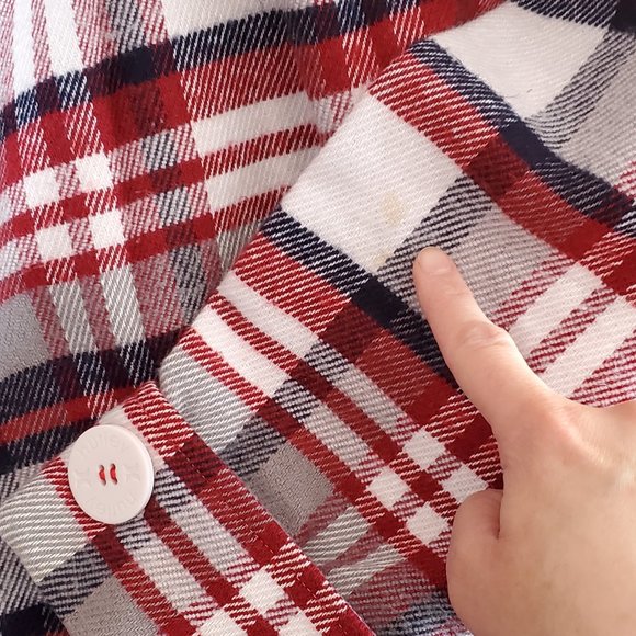 Hurley Plaid Double Breasted Babydoll Coat - Picture 11 of 11